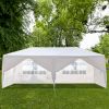 20''x10''(3 x 6m) Six Sides Two Doors Waterproof Tent with Spiral Tubes For Household;  Wedding;  Party;  Parking Shed  XH