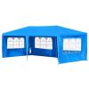 10' x 20' Gazebo Canopy Party Tent , Blue-AS