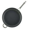 Introducing the 14 Inch Elementum Nonstick Frying Pan/Skillet with Helper Handle in Oyster Gray.