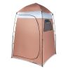 150*150*205cm Single Quick Open Changing Tent Shower Tent Brown