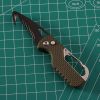 Multitool Keychain Knife; Small Pocket Box/Strap Cutter; Razor Sharp Serrated Blade And Paratrooper Hook; EDC Folding Knives