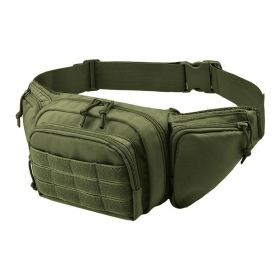 Nylon Camping Belt Bag; Military Hunting Tactical Waist Pack (Color: Armygreen)