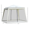 Patio Gazebo Sun Shade Screen Shelter Waterproof Tent