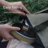 Silicone folding kettle portable wild camping outdoor open fire coffee tea cassette cooker cookware